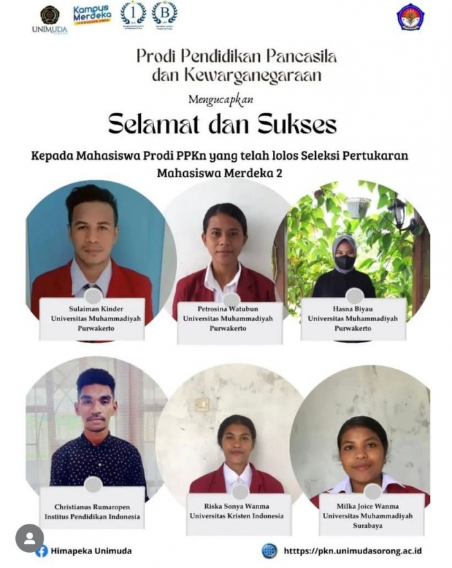 Mahasiswa PPKn Lulus PMM Outbond 2022